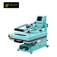 Galaxy Press Mint Color Ramlock Ramspin Ropa Máquinas automáticas de prensa de calor para camiseta