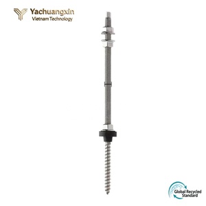 ตะขอเกี่ยวสแตนเลสแบบเรียบ ปรับความยาวได้ พร้อมแกนเกลียว - Product Image 5