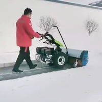 Déneigeuse rotative à moteur thermique autotractée 500 kg pour la déneigement des routes, des parkings et des cours communautaires