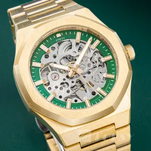 Luxury Watch Men Wholesale Low Moq Custom High Quality Skeleton Automatic Mechanical Wristwatch Men Watch With Logo