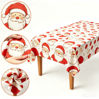 Grand rouleau de papier cadeau imperméable et recyclable à motif tête de renne de Noël marron pour emballages cadeaux de fêtes
