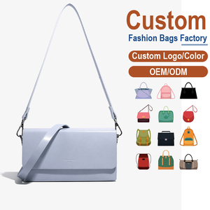 Sac à bandoulière carré chic pour femme, personnalisé en usine, en cuir premium, minimaliste - Product Image 2