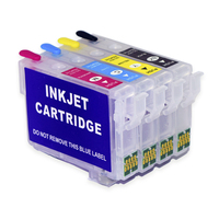 Cartouche d'encre rechargeable compatible BOMA 4 couleurs IC86 IC86BK avec puce compatible pour imprimantes Epson PX-M680F M680 M680F IC86