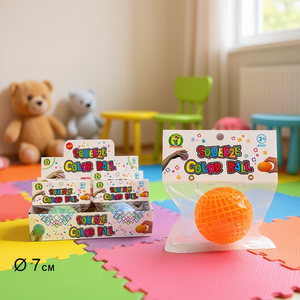 Balle colorée à presser 7 cm, jouet anti-stress pour enfants de 3 ans et plus - Product Image 2