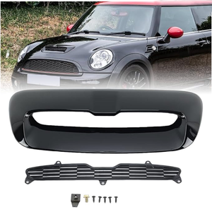 Grille d'aération de capot 51132756095 51132756096 51137148827 Peint noir, remplacement pour R55 R56 R57 R58 R59 <span class=keywords><strong>Cooper</strong></span> <span class=keywords><strong>S</strong></span>/JCW 07-13 - Product Image 3