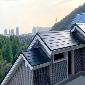 Tejas solares transparentes PERC de 150W, sistema de tejas solares, tejas solares BIPV duraderas, módulo de células solares artificiales - Product Image 2