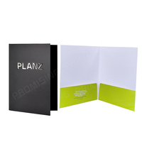 Carpeta de Presentación Negra A4, Ecológica, Impermeable, Resistente al Aceite, con Múltiples Bolsillos, Organizador Personalizado con Fundas para CD