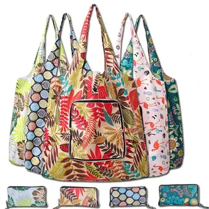 Bolsa De Compras Das Mulheres Venda Quente Sac A Principal De Cursos Flexível Oxford Reutilizável Dobrável Saco De Compras