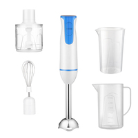 Penjualan terlaris 600W tongkat listrik rumah tangga Mixer nyaman genggam Blender stik dapur dengan wadah plastik untuk Hotel
