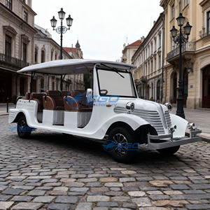 Voiture de tourisme vintage de haute qualité, électrique, quatre roues, 6 places, voiture ancienne, voiture de tourisme panoramique, classique, fabricants CE - Product Image 4