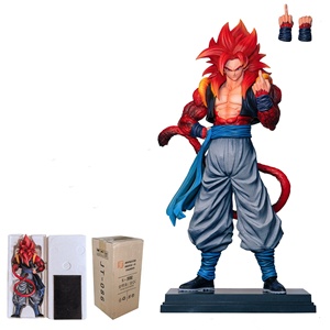 Figurines de collection Dragon Ball <span class=keywords><strong>Gogeta</strong></span> à trois mains échangeables, <span class=keywords><strong>Super</strong></span> <span class=keywords><strong>Saiyan</strong></span> 4, articles d'anime de haute qualité, décorations ornementales - Product Image 2
