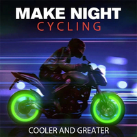 Tapas de Válvula de Neumático con Luz LED Luminosa para Coche, Fluorescentes, Brillan en la Noche, Ajuste Universal para Motocicleta, Bicicleta, Tapas de Válvula de Rueda