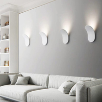 Applique murale LED moderne de luxe en aluminium et fer pour intérieur et extérieur, Ra70, blanc chaud, 220V, chambre, jardin, porche, IP20, garantie 3 ans