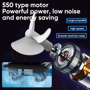 قارب طعم صيد يعمل بالتحكم عن بعد ذكي عالي السرعة مع بطارية 12 فولت 18000 مللي أمبير وخاصية إطلاق الخطاف لصيد سمك الشبوط - Product Image 6