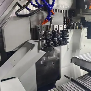 Chinese Factory Double Spindle Swiss Type CNC Lathe Swiss Type Automatic Cnc Lathe