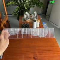 Plateau d'emballage cadeau en blister transparent personnalisé en PET/APET, plateau intérieur en plastique thermoformé avec séparateurs