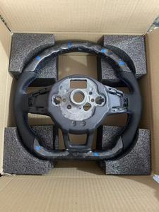 <span class=keywords><strong>Volante</strong></span> de Fibra de Carbono Azul para Interior de Auto vw MK8 GTI GTD Passat <span class=keywords><strong>Golf</strong></span> <span class=keywords><strong>4</strong></span> 6r MK4 5 6 7 7.5 8 7 R GTE Variant R-Line T6 V6 - Product Image 5