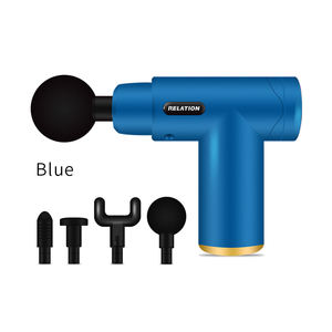 Pistola de masaje ligera y portátil, accesorio con vibración de tejido profundo, ajustable, venta al por mayor, de marca privada, juego de regalo - Product Image 1