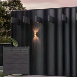 Fábrica hogar y jardín granja paneles impermeables Wpc madera plástico compuesto Wpc valla para exteriores - Product Image 2