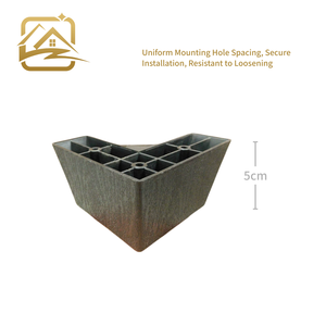 European Style Plastic Sofa Legs Plastic <b>Feet</b> <b>for</b> Furniture Bed African Plastic Oblique square sharp Sofa Legs - Product Image 4