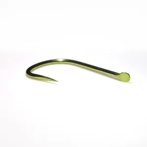Nouvel hameçon AD Kanto Wolf Clan modèle 2 110C Ghost Teeth Green Alloy Black Pit Sport Barb Free Vente en gros en vrac - Product Image 1