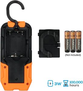 Portable <b>LED</b> COB Work <b>Light</b> Magnetic Hanging Hook Battery Operated IP20 for Car Repair Emergency Hiking Camping COB <b>LED</b> Pr - Product Image 4