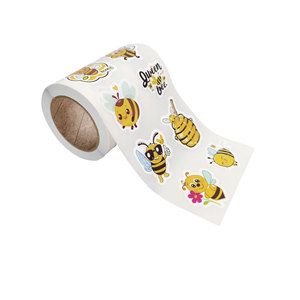 สติกเกอร์ไวนิลติดผนังแบบม้วนน่ารักอุปกรณ์อนุบาลสั่งทำฉลากตามแบบ - Product Image 2