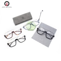 Montura Óptica de Acetato y Acero Inoxidable Más Vendida, Gafas de Diseñador con Logotipo Personalizado, Montura de Gafas de Metal y Acetato