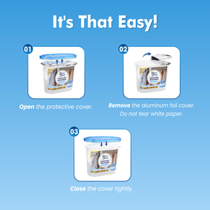 เครื่องลดความชื้นดูดซับความชื้นแบบกล่องแห้งเครื่องดูดความชื้นสำหรับใช้ในครัวเรือนลาเวนเดอร์ - Product Image 6