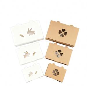 Caja de Papel Kraft Rectangular Plegable Desechable para Joyería, Cosplay y Embalaje, Fácil de Transportar, Hecha a Mano - Product Image 2