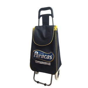 <span class=keywords><strong>Chariot</strong></span> <span class=keywords><strong>de</strong></span> courses pliable portable en acier avec sac, capacité 50 kg, personnalisable, du fabricant - Product Image 2