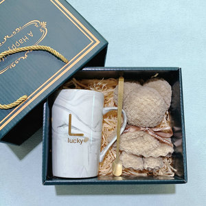 Juego <span class=keywords><strong>de</strong></span> Tazas <span class=keywords><strong>de</strong></span> Café <span class=keywords><strong>de</strong></span> Cerámica 3 en 1 con <span class=keywords><strong>Tapa</strong></span>, Cuchara y Caja <span class=keywords><strong>de</strong></span> Regalo, Aptas para Microondas y Lavavajillas, con Logotipo Personalizado para Regalos - Product Image 5