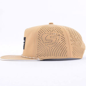 Topi Snapback tahan air Laser berlubang grosir topi olahraga Snapback tahan air kustom desainer Tiongkok - Product Image 4