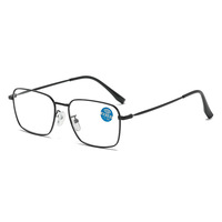 Gafas de Lectura Fotocromáticas Solares con Marco Metálico, Zoom Automático, Progresivas Multifocales para Cerca y Lejos, Presbicia Rápida