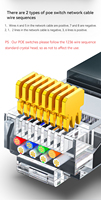 GIANTECH GT-106T Precio de Fábrica Switch de Red POE Modo IA 100Mbps Uplink Empresarial de Escritorio Ethernet Half/Duplex CCTV/IP IEEE