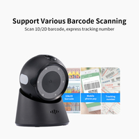 Lecteur de code-barres QR 2D omnidirectionnel de bureau avec interface USB filaire, en stock