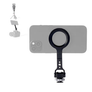 थोक भारी शुल्क चुंबकीय फोन माउंट-360 ° रोटेशन कोल्ड जूता बेस आईफोन फोटोग्राफी के लिए समायोज्य - Product Image 1