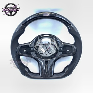 Volante de Coche Personalizado con Calefacción LED y Fibra de Carbono para <span class=keywords><strong>BMW</strong></span> G20 G21 G28 G22 G29 F87 G80 F82 - Product Image 1