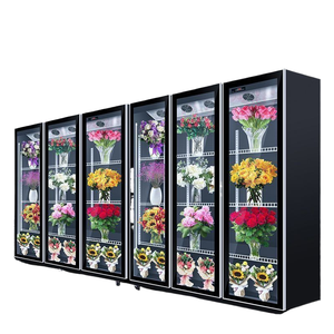 Refrigerador Exhibidor <span class=keywords><strong>para</strong></span> Floristería con Puerta de Vidrio, Tipo Abierto, Enfriador con Ventilador <span class=keywords><strong>para</strong></span> Climas Cálidos - Product Image 1