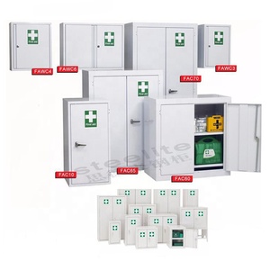 معدن خزانة الإسعافات الأولية مستشفى تستخدم مجلس الوزراء - Product Image 4