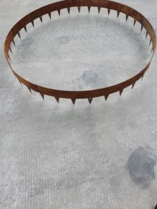 Art Deco Corten Steel Lawn <b>Edging</b> <b>Strips</b> for Garden Landscape Waterproof & Weather Resistant Customizable Outdoor Ornament - Product Image 2