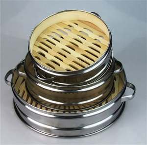 Machine à boulettes à vapeur à 6 couches pour le bambou Grande marmite à couscous de cuisson Pots commerciaux à 2 niveaux Acheter multicouches multicouches - Product Image 4