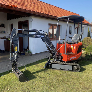 Mini Excavadora ERE10 Pro de 1 Tonelada, Micro Excavadora Hidráulica Compacta con Accesorios para Construcción y Jardinería - Product Image 1