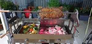 Barbecue de luxe en acier inoxydable, rôtissoire motorisé - Product Image 4