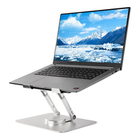 Nouveau Style Ergonomique Réglable Portable Pliable Invisible En Aluminium Ordinateur Portable Support pour MacBook Tablette