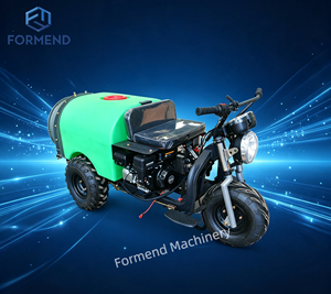 Pulverizador de Aire de Alta Eficiencia de 250L, Equipo de Pulverización Agrícola de Tres Ruedas a Gasolina <span class=keywords><strong>para</strong></span> Granjas de Frutas Comerciales - Product Image 1
