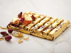 Feuille d'or comestible 22K 24K Feuille d'or comestible Dessert Pâtisserie Gâteau Chocolat Décoration alimentaire Feuille d'or - Product Image 4