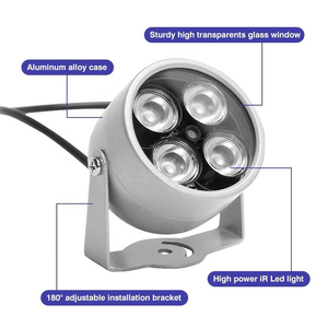 IP65 Waterproof <b>Light</b> Sensor IR Illuminator 850nm LED Infrared Fill <b>Light</b> Enhanced Night Vision for <b>Security</b> <b>Camera</b> - Product Image 5