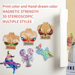 Imán de Resina para Refrigerador con Impresión Personalizada, con Adhesivo Magnético, Impermeable, Recuerdo Turístico Popular de <span class=keywords><strong>Barcelona</strong></span> en 3D - Product Image 4