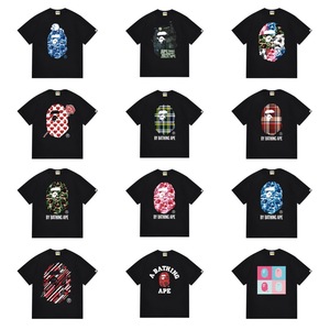 T-shirt graphique streetwear pour hommes et femmes, coupe ample, respirant, manches courtes, haut décontracté, imprimé style japonais, coton - Product Image 3